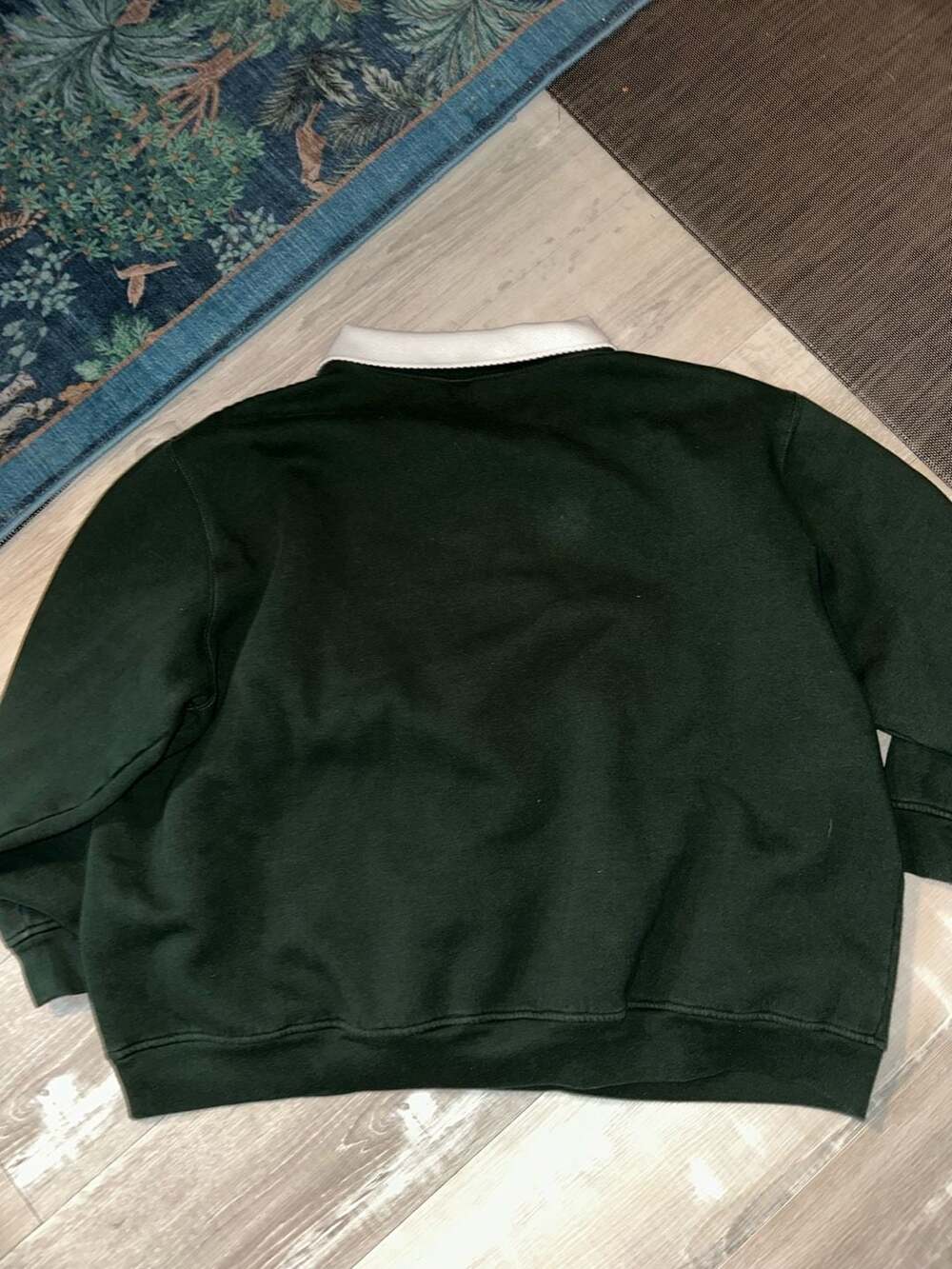 Hasting & Smith Sweatshirt Size 3X Green Embroidered Pumpkin Autumn - Picture 6 of 6